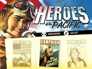 Heroes of the Pacific screen shot title